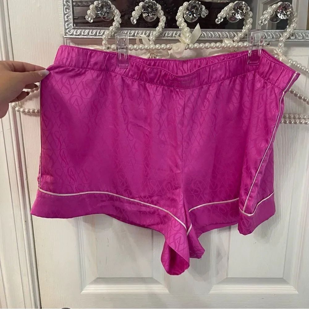Victoria Secret Sleepwear Night Shorts XXL Pink Pajamas